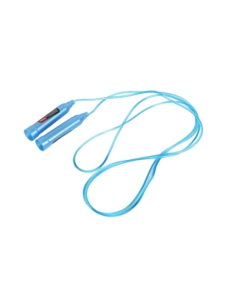 Скакалка спортивная с пластиковой ручкой, ПВХ 2,3м, микс цветов