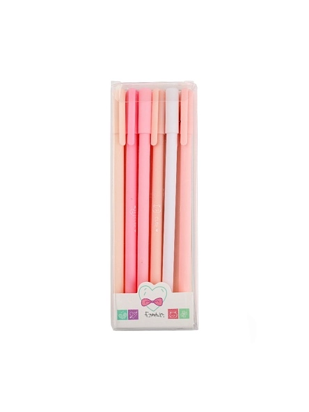 Набор гелевых ручек "Candy Pink", 6 шт., цв. черный (IRE25072801)