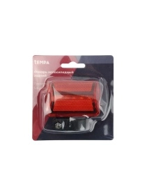 Фонарь велосипедный задний 7 режимов, 5 диодов, пит.батар.2xАА (не входят в комплект), 7*4,8см