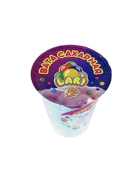 Вата сахарная LARI со вкусом ванили и голубой малины, 30 г