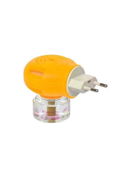 Комплект от комаров HELP: фумигатор и жидкость  30 ночей