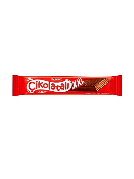 Ваф.батончик глаз.с начинкой с шок.вкусом "NUKKA" "Cikolatali XXL" 60г
