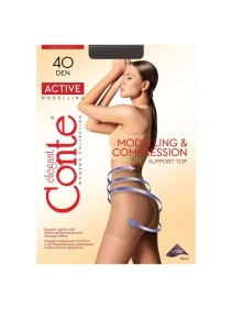 Колготки женские CONTE ELEGANT ACTIVE 40, р.3, nero