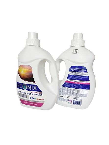 СМС жидкое для стирки белья "ECONIX COLOR"/"ECONIX UNIVERSAL"  Gel, 2л