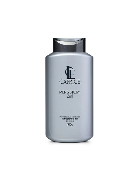 Шампунь и гель для душа 2 в 1 Men"s Story Ice Caprice 400г 