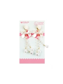 Серьги "Candy Pink", 7*2 см