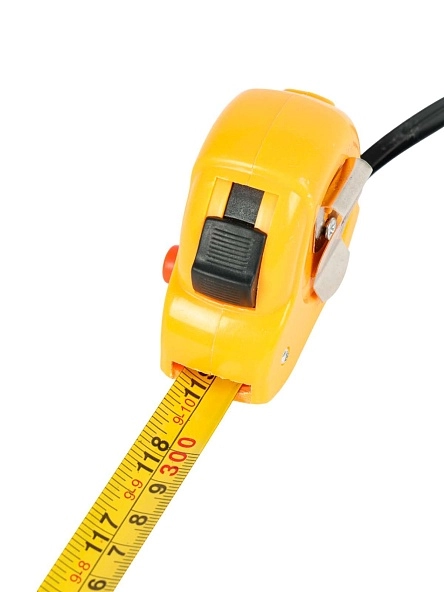 Рулетка измерительная, 3 м, пластиковый корпус