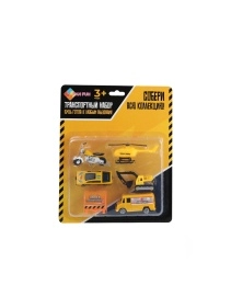 Игрушка из полимерных материалов и металла Транспортный набор PAN FUN (Артикул PD0134)