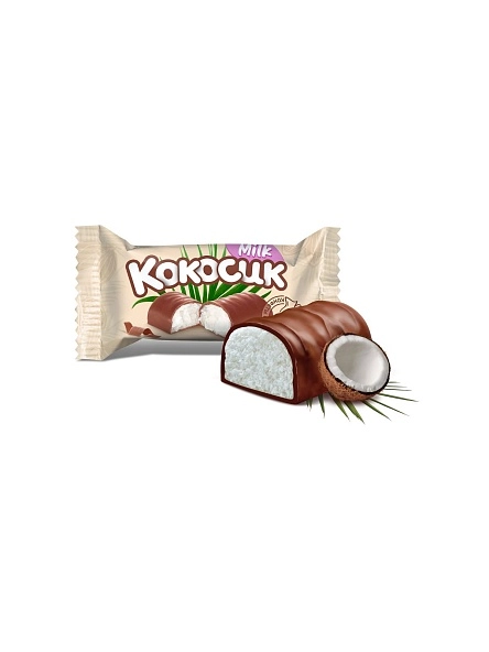 Конфеты Кокосик глазированный (батончик) 40гр