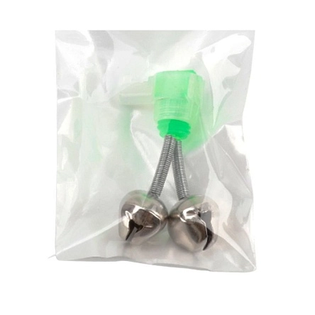 Бубенчик двойной, металл, пластик, 5*1,7 см