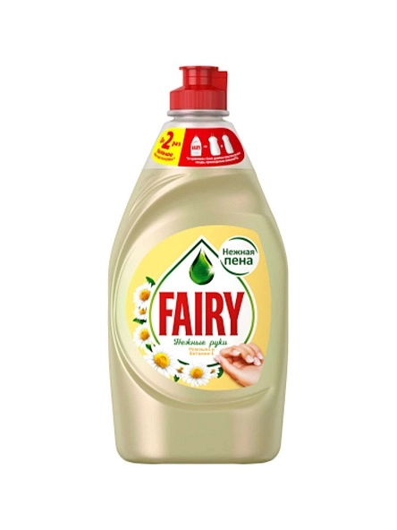 Средство для мытья посуды Fairy Ромашка и витамин Е, 450мл
