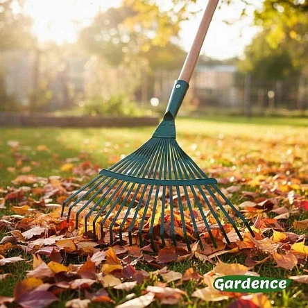 Грабли веерные, 22 зубца, металл (PL-1210) 