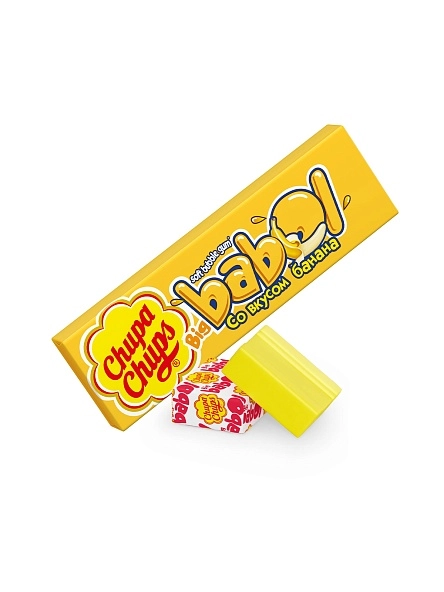 Жевательная резинка "Биг Бабол" со вкусом банана 21г