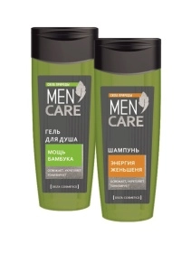 Косметический набор муж.  MEN CARE (гель для душа 250 мл + шампунь 250 мл)