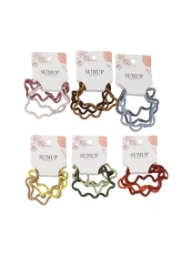 Набор резинок для волос "Wave", 4 шт, 5,5 см