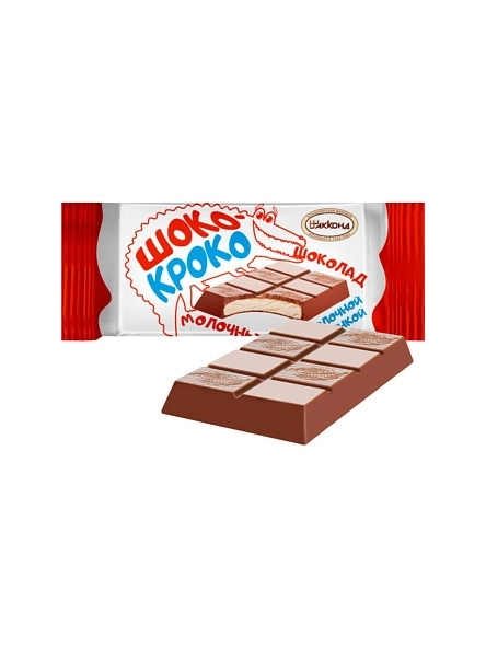 Шоколад  "Акконд" "Шоко-кроко"мол.с молочной начинкой 28г