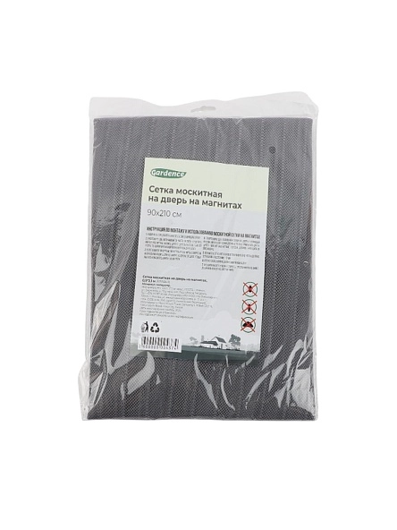 Сетка москитная на дверь на магнитах, 0,9*2,1 м