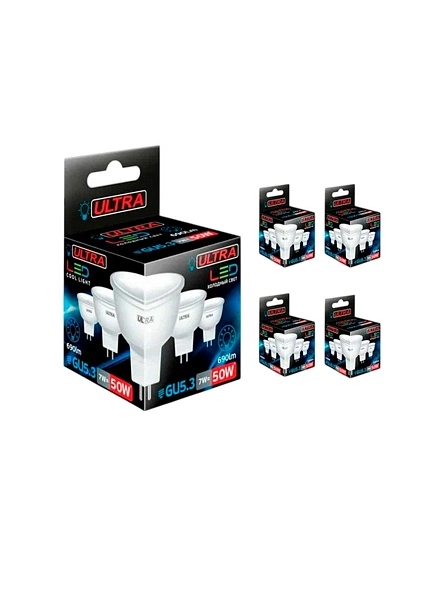 Лампа светодиодная ULTRA LED MR16 7W 4000K