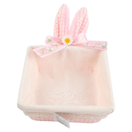 Корзинка декоративная "Funny bunny", 16*16*14 см, (артикул PI0649-1)