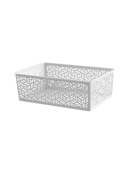 Корзинка универсальная "Linden" 4,3л, 290х190х95мм (светло-серый)