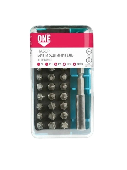 Набор бит для шуруповерта 31 предмет