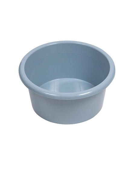 Таз 10л (серо-синий)