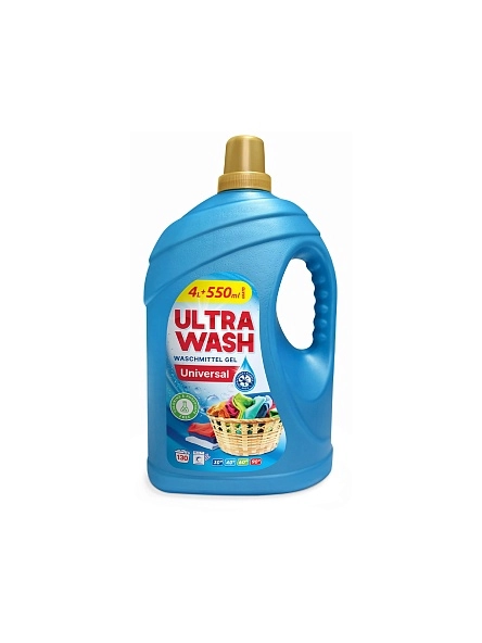 Средство моющее жидкое для стирки "ULTRA WASH Универсал", 4,55л