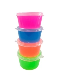 Набор паст для лепки МЕГА-СЛАЙМ 4 цвета