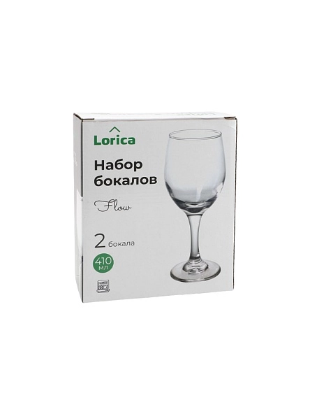 Набор бокалов для вина "Flow", 2 шт, 410 мл (PK433)