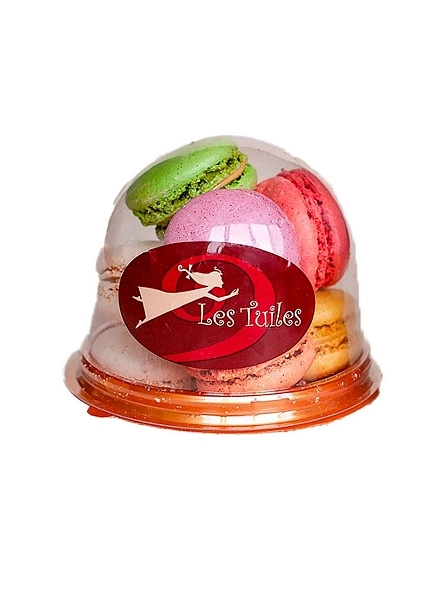 Пирожное "Туиль" с фруктовой начинкой в куполе  70гр