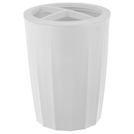 Стакан для зубных щеток Keeplex Rock'n'Roll белое облако