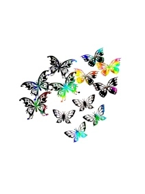 Набор наклеек интерьерных "Butterflies-1", 12 шт (ML-1958)