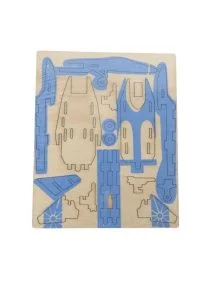 Пазл 3D "Самолеты" дерево, 18*13,6*5,7см