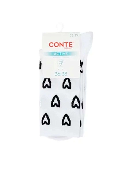Носки женские CONTE ELEGANT ACTIVE, р.25-27, 713 белый