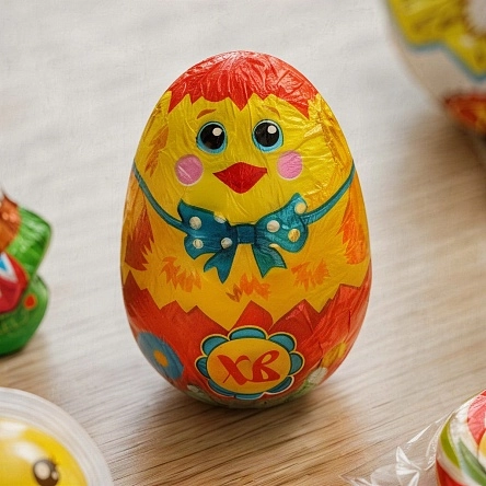 Яйцо "Цыпленок" Изд. фигур.из конд. глазури,  20г 
