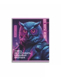 Тетрадь общая (скоба), ф.170х205мм, клетка, 96л., 4+0, СЛ
з.№1159-24, серия Cyberpank 4
