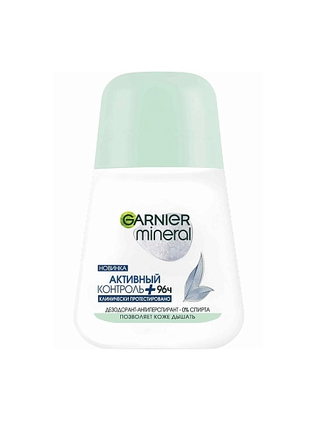 Дезодорант-антиперспирант роликовый для тела 50мл Garnier Mineral Активный Контроль +