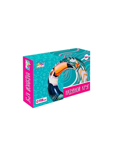Круг для плавания надувной "Play Market" Тукан, ПВХ, 115см