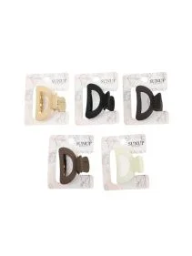 Заколка-краб для волос "Classic 1", микс цветов (KRE24102313)