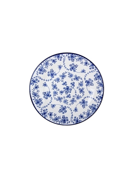 Тарелка "Голубой ситец", 20 см