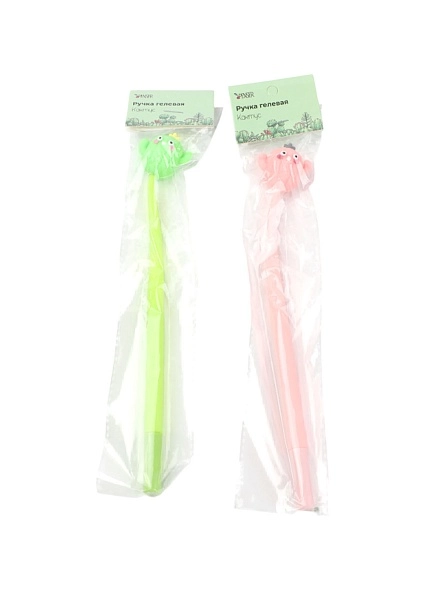 Ручка гелевая "Кактус", цв. синий (PD0905)