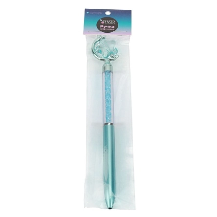 Ручка шариковая "Stars, moon, sky", 17 см, цв. синий (PX0905)