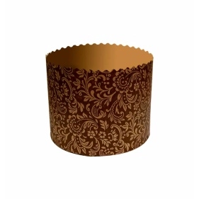 Форма бумажная д/куличей  d90xh90мм ФЛОРА