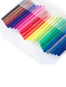 Фломастеры "ПИФАГОР" 24цв, вентилир.колпачок, пласт.упаковка