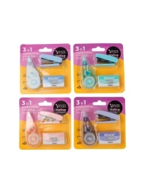 Набор канцелярский (корректор-лента, степлер, скобы) (PK1058)