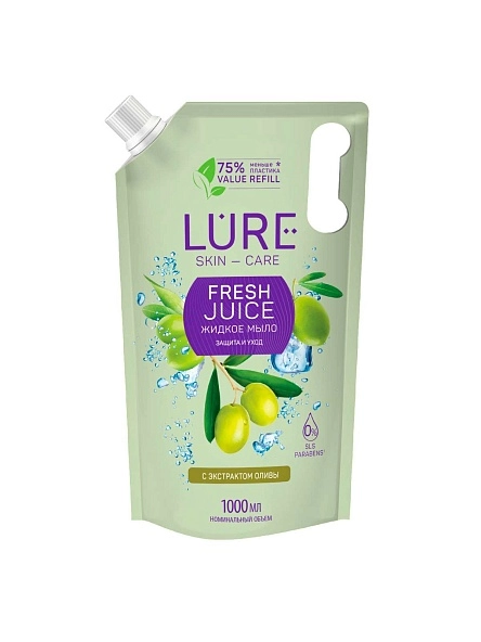 LURE Жидкое мыло с экстрактом оливы 1000мл