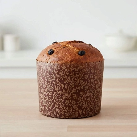 Форма бумажная д/куличей  ФЛОРА 110x85мм