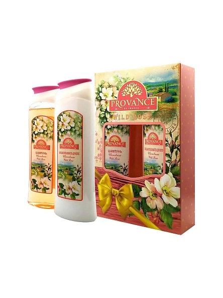 Под. Набор PROVANCE WILD ROSE (Шампунь 260 + Бальзам-ополаскиватель 260) жен
