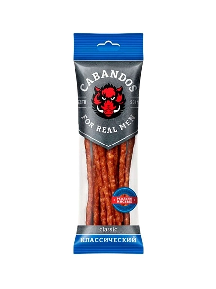 Колбаски мясные Кабандос Классический в/к в/с 0,085кг