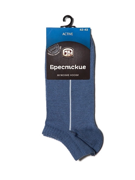 Носки муж. ACTIVE 006 р.27, ультрокорот. джинс